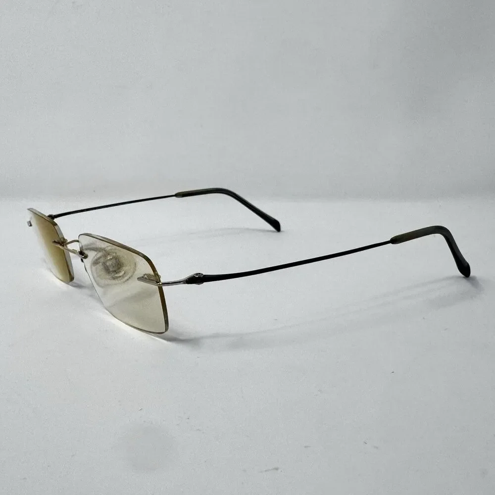 Charmant CH8333 WP Titanium Rimless Eyeglass Frames 49-19-140 Made in Japan